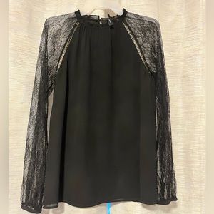 Marciano Silk & Lace Blouse